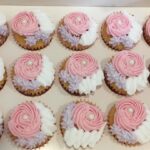 Bloemen mini cupcakes