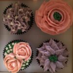 Bloemen cupcakes