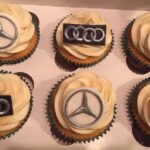 Automerk cupcakes: Audi & Mercedes 