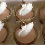 Zwanen cupcakes