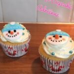 Kerst Cupcakes: Sneeuwpop