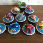 Zeediertjes cupcakes