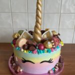 Unicorn taart: Chocolade